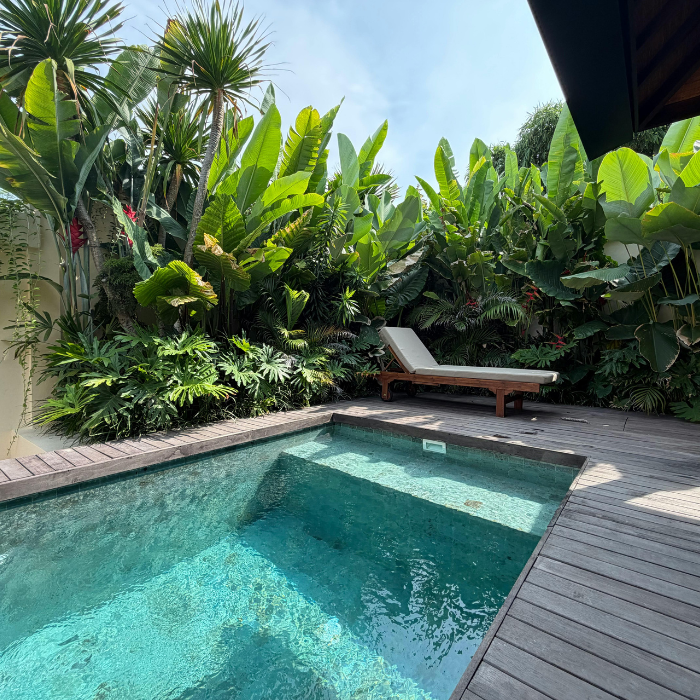 Piscine sur mesure réalisée à Monaco